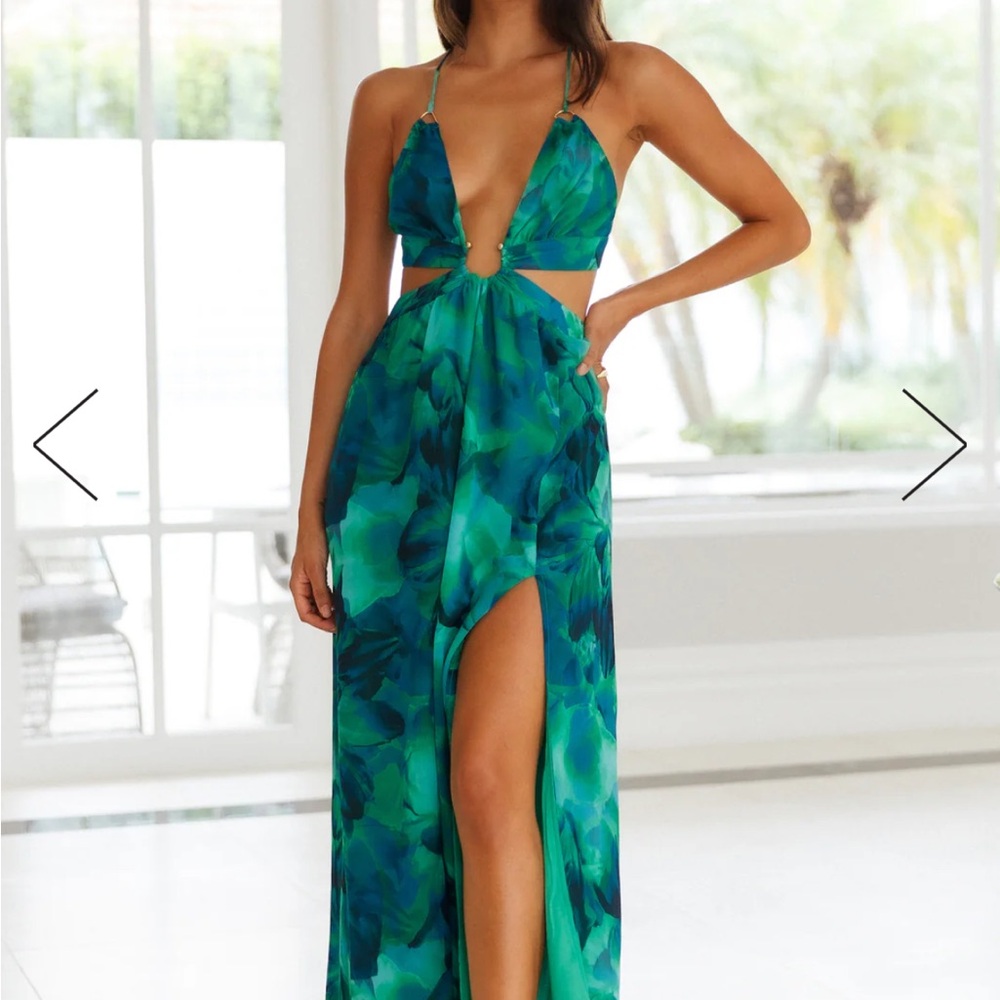 Cut out maxi dress